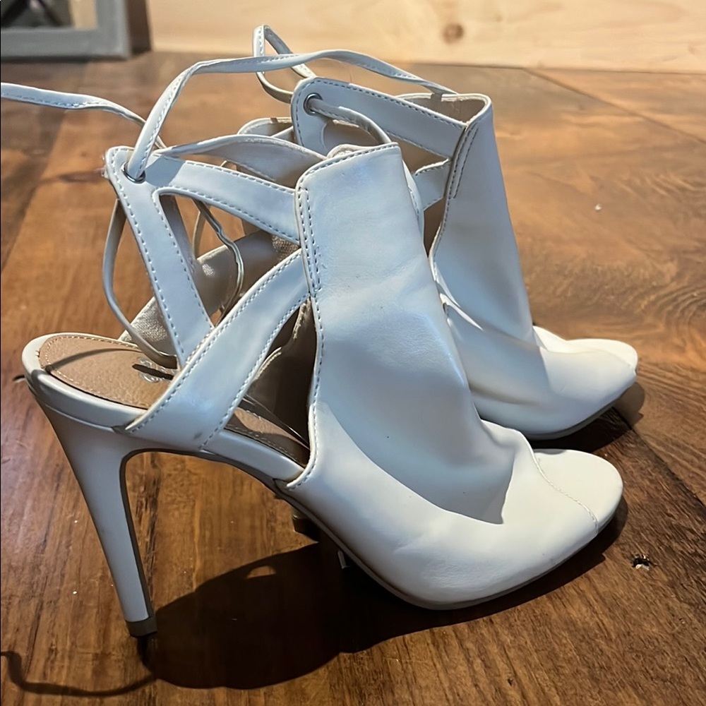 Elegant White Women's Heels